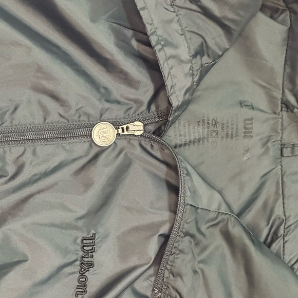 Wilson Black Windbreaker Jacket - Picture 2 of 7